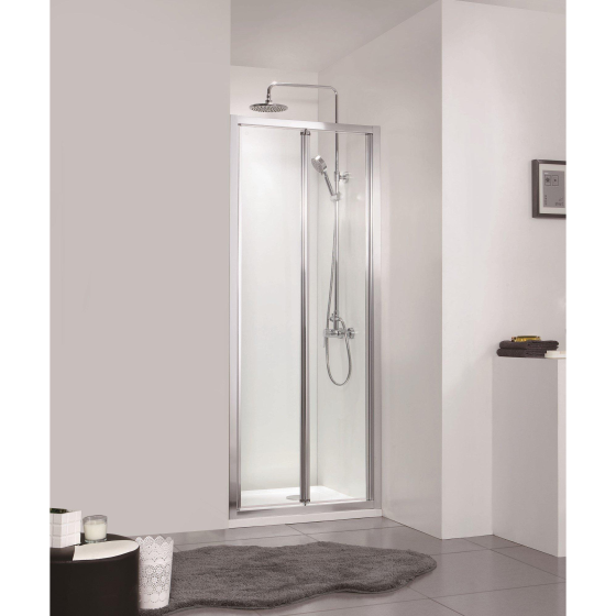 Saniclass ID05 Folding door - 70x190cm - 6mm safety glass - aluminum profile - anti-limescale Gazimağusa