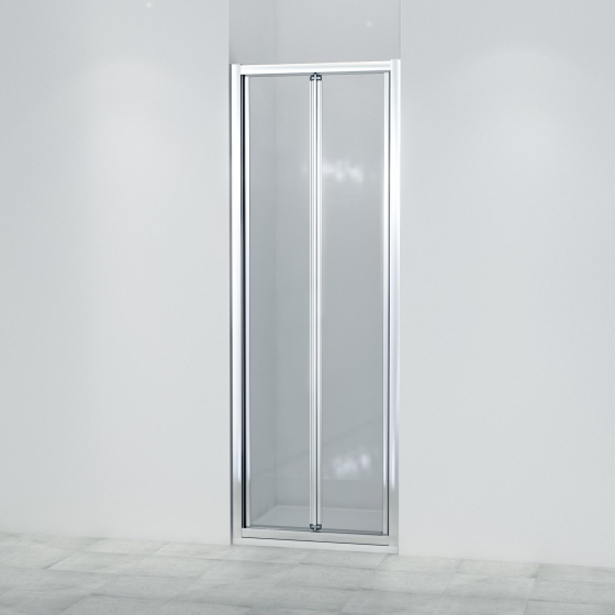 Saniclass ID05 Folding door - 70x190cm - 6mm safety glass - aluminum profile - anti-limescale Gazimağusa