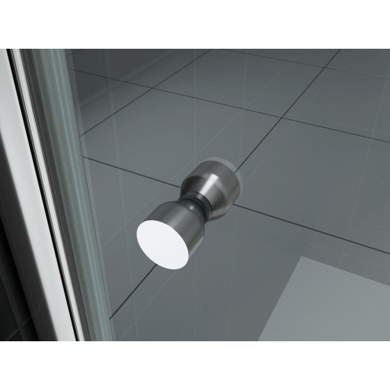 Wiesbaden Between Niche door 900 x 2000 x 8 mm nano helder glass/chrome Gazimağusa