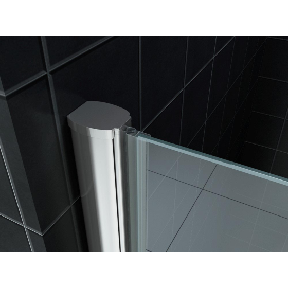 Wiesbaden Between Niche door 900 x 2000 x 8 mm nano helder glass/chrome Gazimağusa