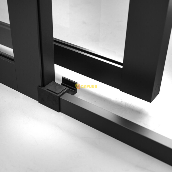 Sealskin Soho sliding door left 120x210cm for niche with matt black profile and clear glass Gazimağusa - photo 2