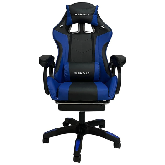 Fashcolle Dynamic Blue Massage Gaming Chair Blue Istanbul