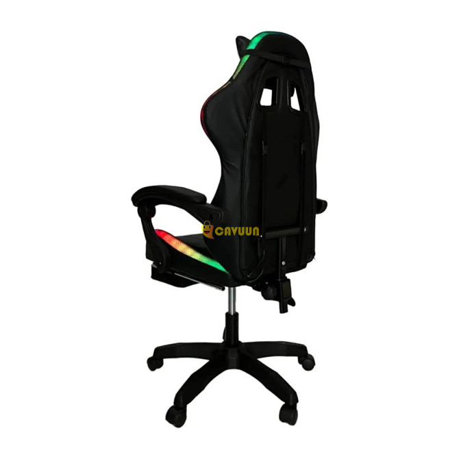 Fashcolle Black Star Illuminated - Massage Feature Gaming Chair Black Black Istanbul - photo 3