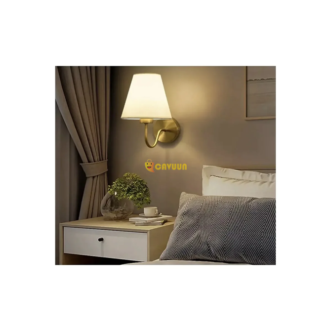 Burenze Modern Design Battery-Operated Wall Lamp Gold Yellow Led Plug and Play Cream-Shaped Led Wall Istanbul - photo 3