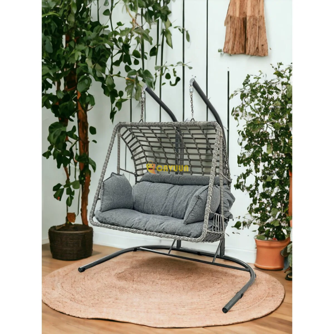 Tu Tienda Rattan Knitted Swing для двух человек Стамбул - изображение 1