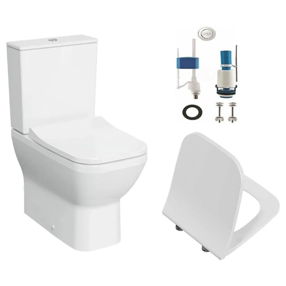 VitrA Vitra Integra Rim-ex Dtd Toilet + Cistern + Soft Close Cover + Interior Kit Set Istanbul