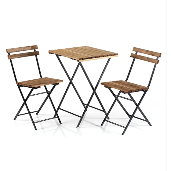 Weblonya Metal Bistro Set Garden Table Chair Set 2200 Стамбул