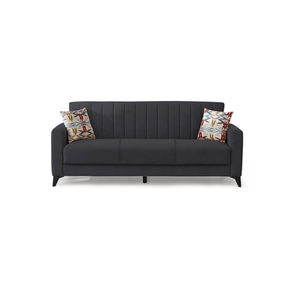 İpek Mobilya Kano 3 Seater Sofa Gray Istanbul