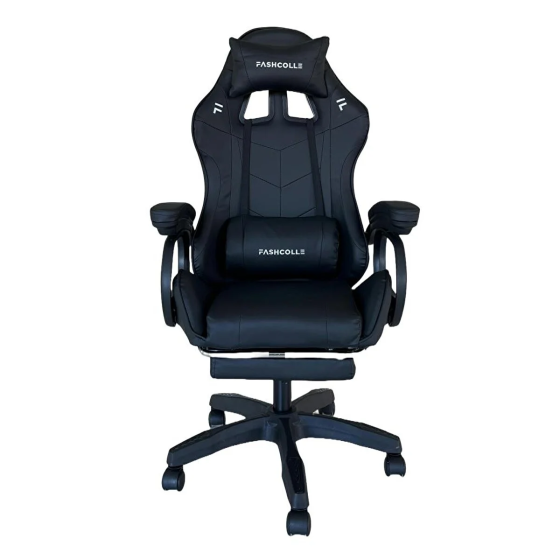 Fashcolle Dynamic Black Massage Gaming Chair Black Istanbul