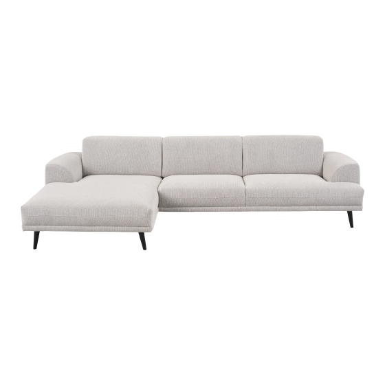 Flair Corner Sofa with Chaise Longue Left - Natural Melange Gazimağusa