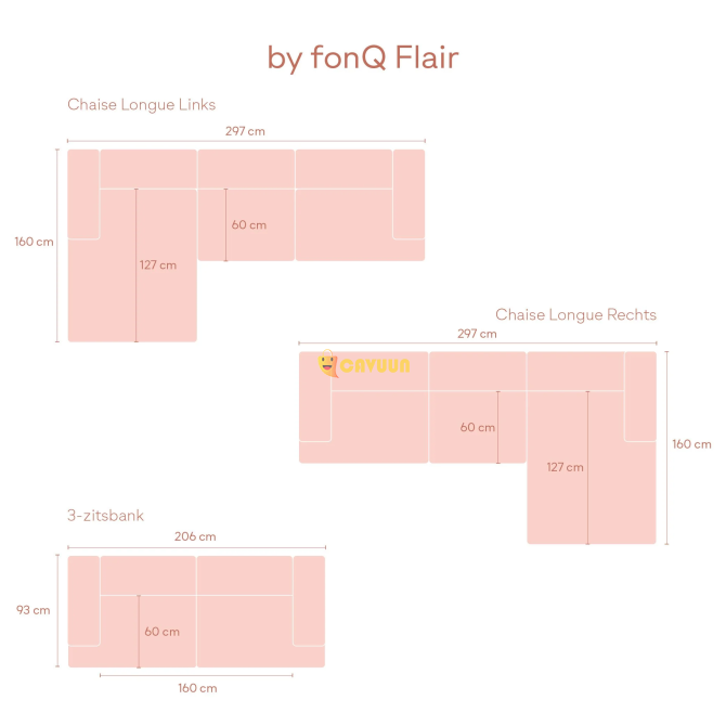 Угловой диван Flair с шезлонгом слева - натуральный меланж Gazimağusa - изображение 8