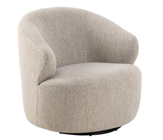 Hug Swivel Armchair - Beige Gazimağusa