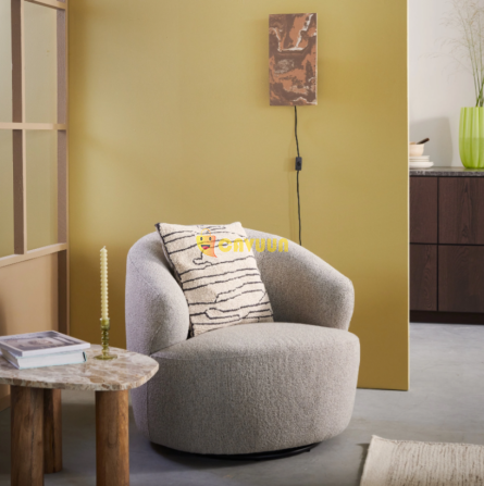 Hug Swivel Armchair - Beige Gazimağusa - photo 2