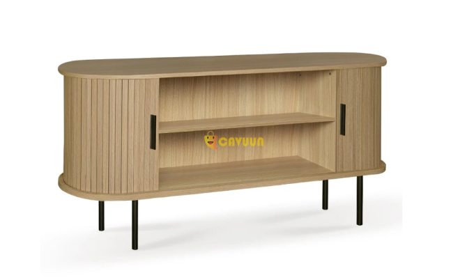 Basic Panel TV cabinet - W 120 cm - Oak Gazimağusa - photo 4