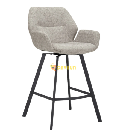 Moos Billy Bar Stool Swivel - Polyester - Greige Gazimağusa - photo 1