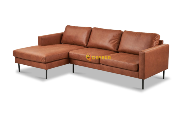 Moos Ryan Chaise Longue Left - Cognac Gazimağusa - photo 3