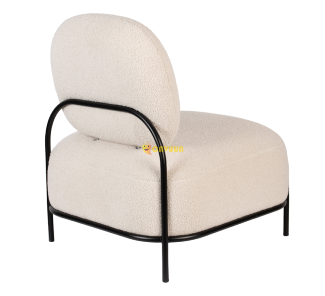 Basic Lova Armchair - Teddy Ivory Gazimağusa - photo 5