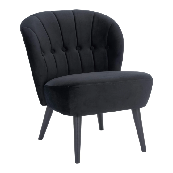 Moos Ruby Armchair - Black Gazimağusa