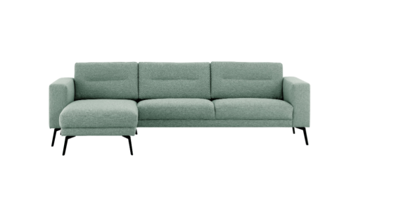 FonQ Lewis Chaise Longue Left - Scandi Green Gazimağusa