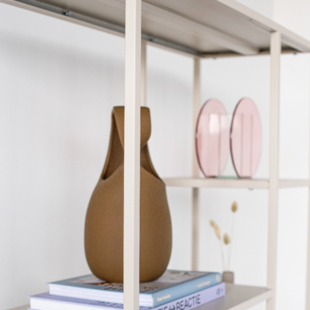 FonQ Latte Shelving Unit - Matte Beige Gazimağusa