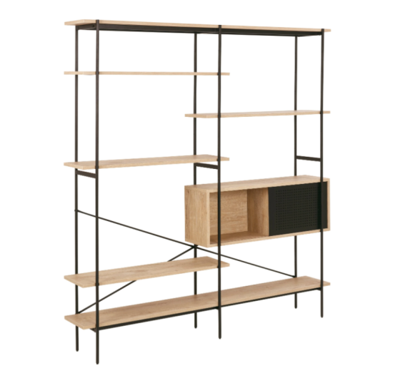 FonQ basic Sleek Shelving unit B 172 cm - Natural Oak Gazimağusa