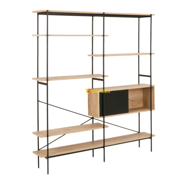 FonQ basic Sleek Shelving unit B 172 cm - Natural Oak Gazimağusa - photo 4