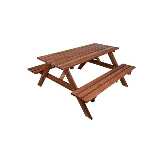 Pinoxi Wooden Garden Picnic Table Forester Table Istanbul