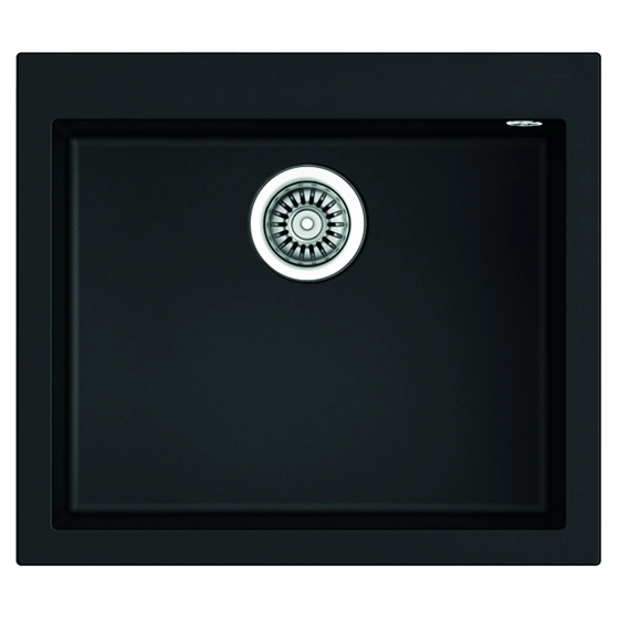 Grahie 56 X 50 Black Granite Kitchen Sink Istanbul