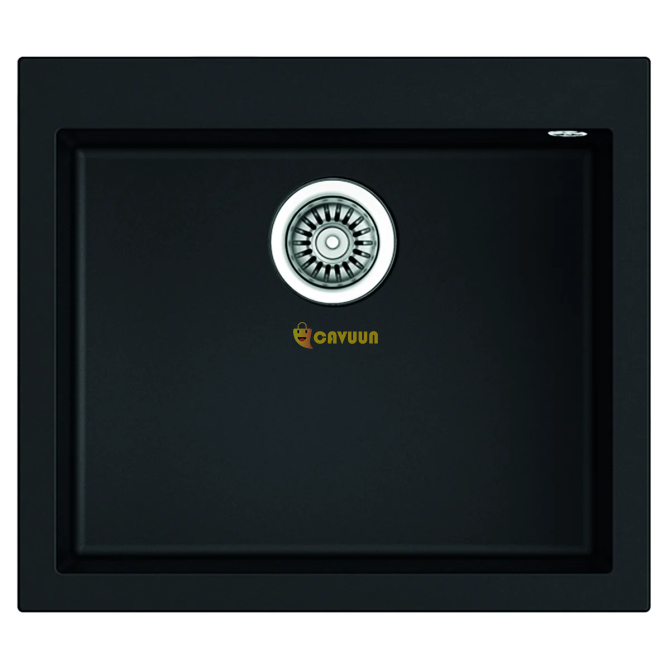 Grahie 56 X 50 Black Granite Kitchen Sink Istanbul - photo 1