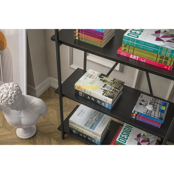 Milvaki Bookcase Black Black Istanbul - photo 4