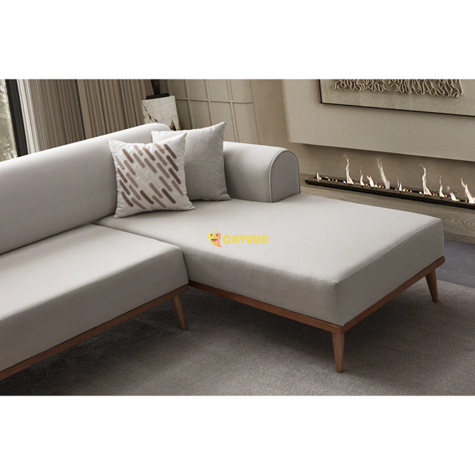 Edsy Home Rebull Corner Sofa Set Cream Istanbul - photo 2