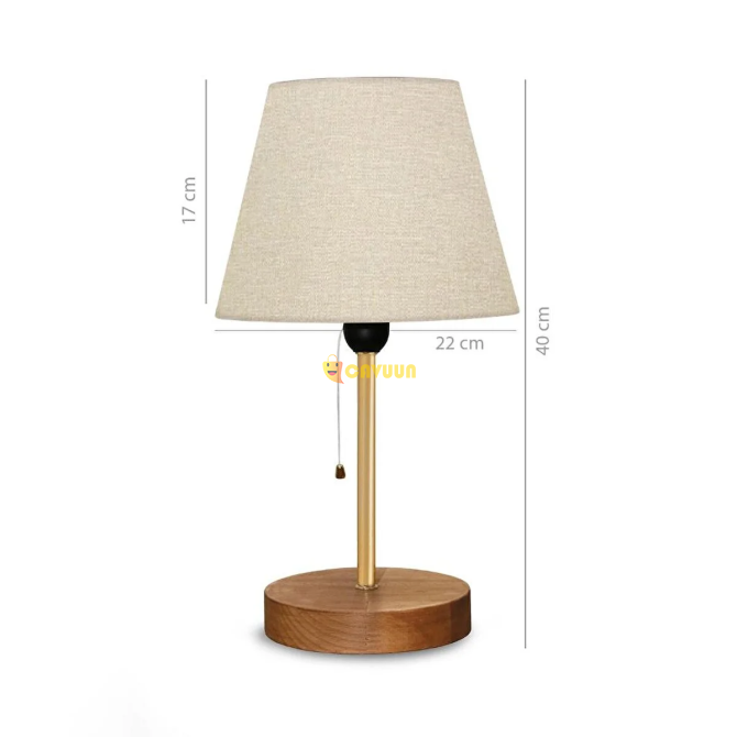 Art&Gift North Home Conical Fabric Headed Lampshade Bedroom Night Lamp Living Room Lighting Beige Istanbul - photo 5