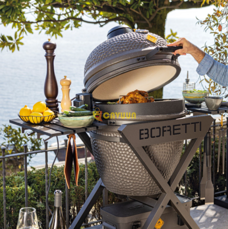 Барбекю Boretti Ceramica Kamado, большое - антрацит Gazimağusa - изображение 2