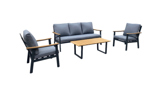 SenS-Line Glasgow Lounge set - 3-seater sofa and garden chairs Gazimağusa