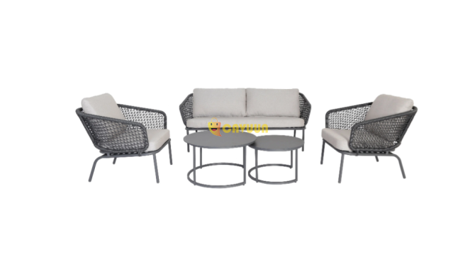 FonQ Wire Lounge Set - 2-местный диван и садовые стулья Gazimağusa - изображение 1