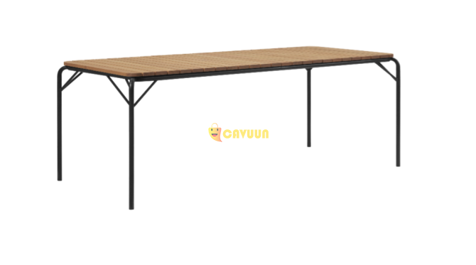 Стол Normann Copenhagen Vig Garden из дерева Robinia 90 x 200 см - черный Gazimağusa - изображение 1