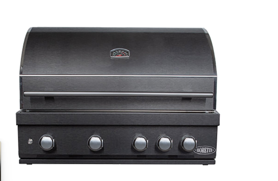 Boretti Imperatore Nero Gas Barbecue - 4 Burners - Built-in Gun Metal Gazimağusa