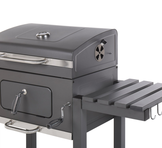 Beliani - PAVLOF - Charcoal grill - Grey - Steel Gazimağusa