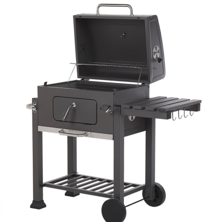 Beliani - PAVLOF - Charcoal grill - Grey - Steel Gazimağusa