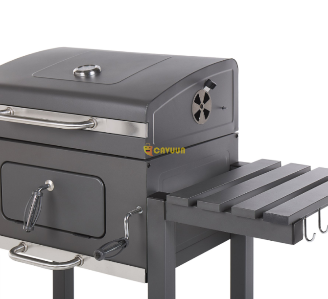 Beliani - PAVLOF - Charcoal grill - Grey - Steel Gazimağusa - photo 4