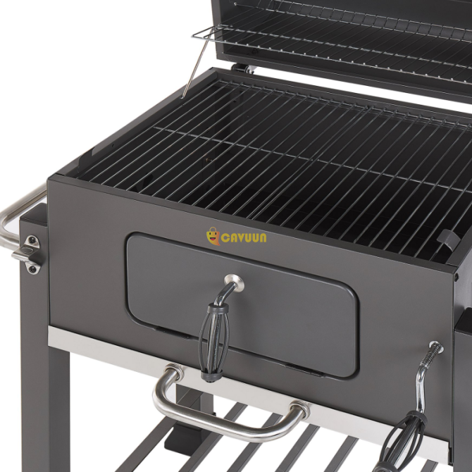 Beliani - PAVLOF - Charcoal grill - Grey - Steel Gazimağusa - photo 5