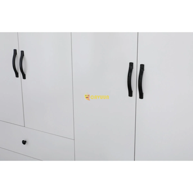 İpek Mobilya Lanza 4 Door 2 Drawer Cabinet Width 120 Cm White Legs Istanbul - photo 5