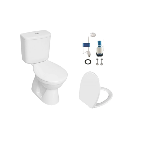 VitrA Norm 101 Undermount WC (Including Cover and Internal Set) Istanbul