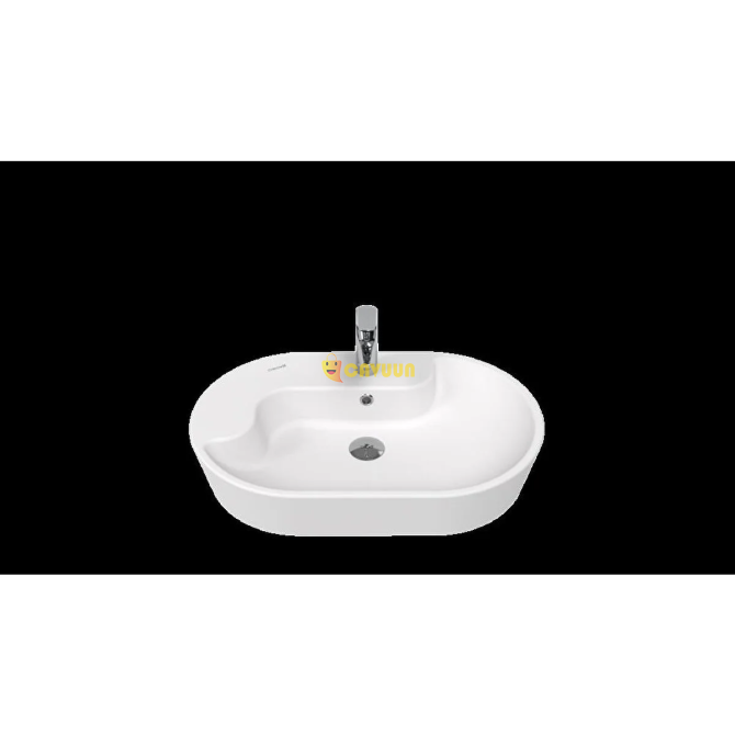 Creavit Topic Countertop Bowl Sink White 70cm Istanbul - photo 3