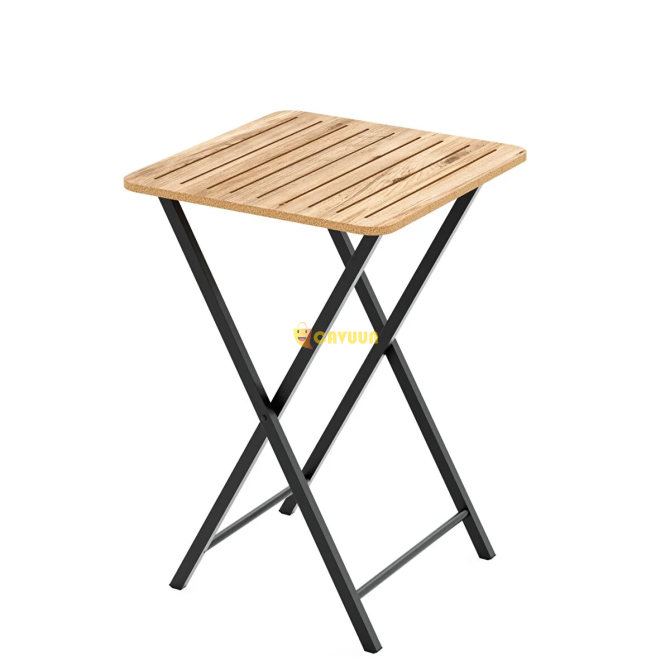 Portable Garden Table Chair Bistro Set Pine 1392 Istanbul - photo 5