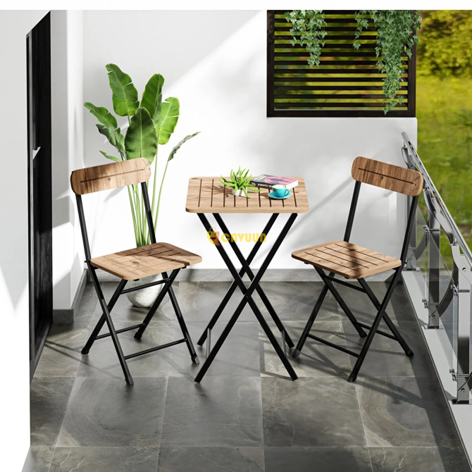 Переносной садовый стол-стул Bistro Set Pine 1392 Стамбул - изображение 3