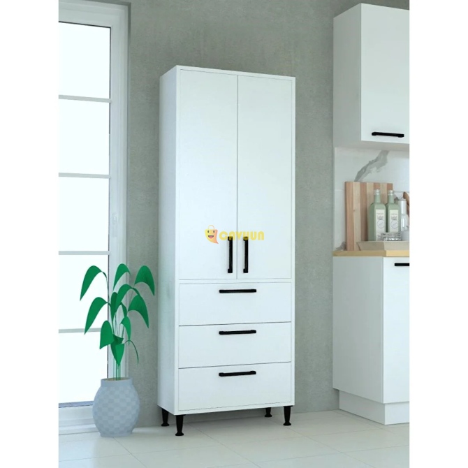 Mobilique 3 Drawer 2 Door Moon Cabinet Kitchen Cabinet Istanbul - photo 4