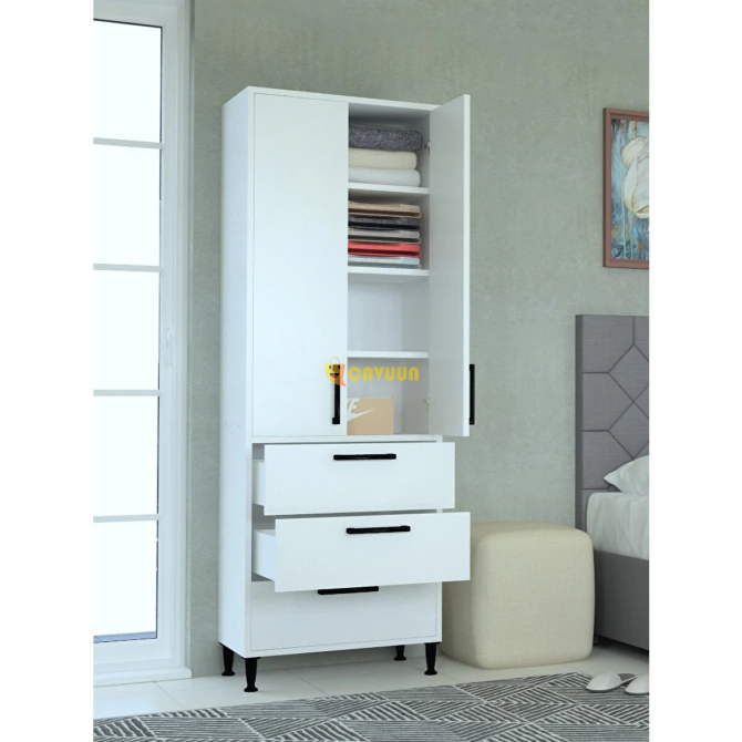 Mobilique 3 Drawer 2 Door Moon Cabinet Kitchen Cabinet Istanbul - photo 3