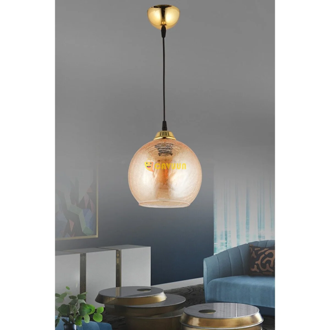 ANG Design Nisa Luce Cracked Glass Pendant - Honey Istanbul - photo 1