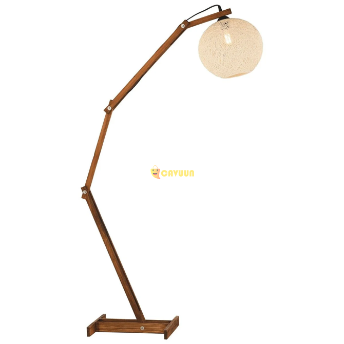 ANG Design Wooden C Floor Lamp Cream Istanbul - photo 2